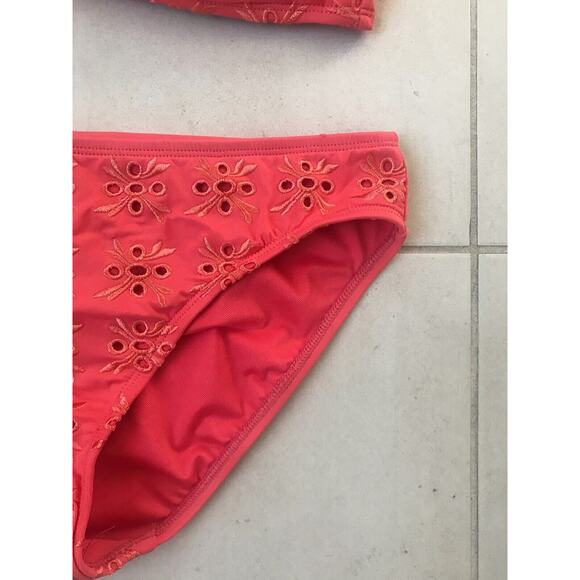 Bleu Rod Beattie Swim Bikini Eyelet Embroidered Swimuit - Picture 5 of 11